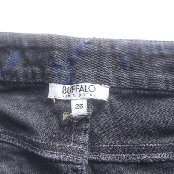 BUFFALO David Bitton skinny Jeans Pants Ombre Humming Bird Pattern Sz 26 - Picture 6 of 10